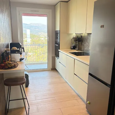 Vue Panoramique Piscine & Tennis Parking Apartman Cagnes-sur-Mer