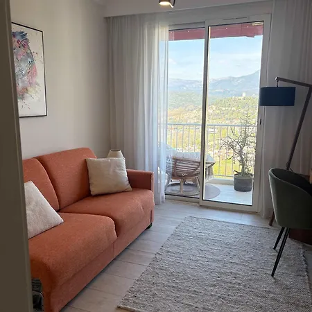 Vue Panoramique Piscine & Tennis Parking * Cagnes-sur-Mer
