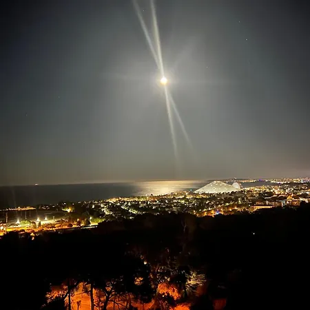 Vue Panoramique Piscine & Tennis Parking Lägenhet Cagnes-sur-Mer